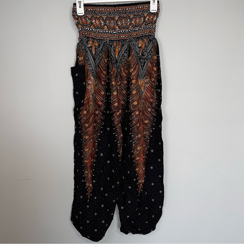 Banjamath Indian Style Boho Comfort Travel Pants NWOT